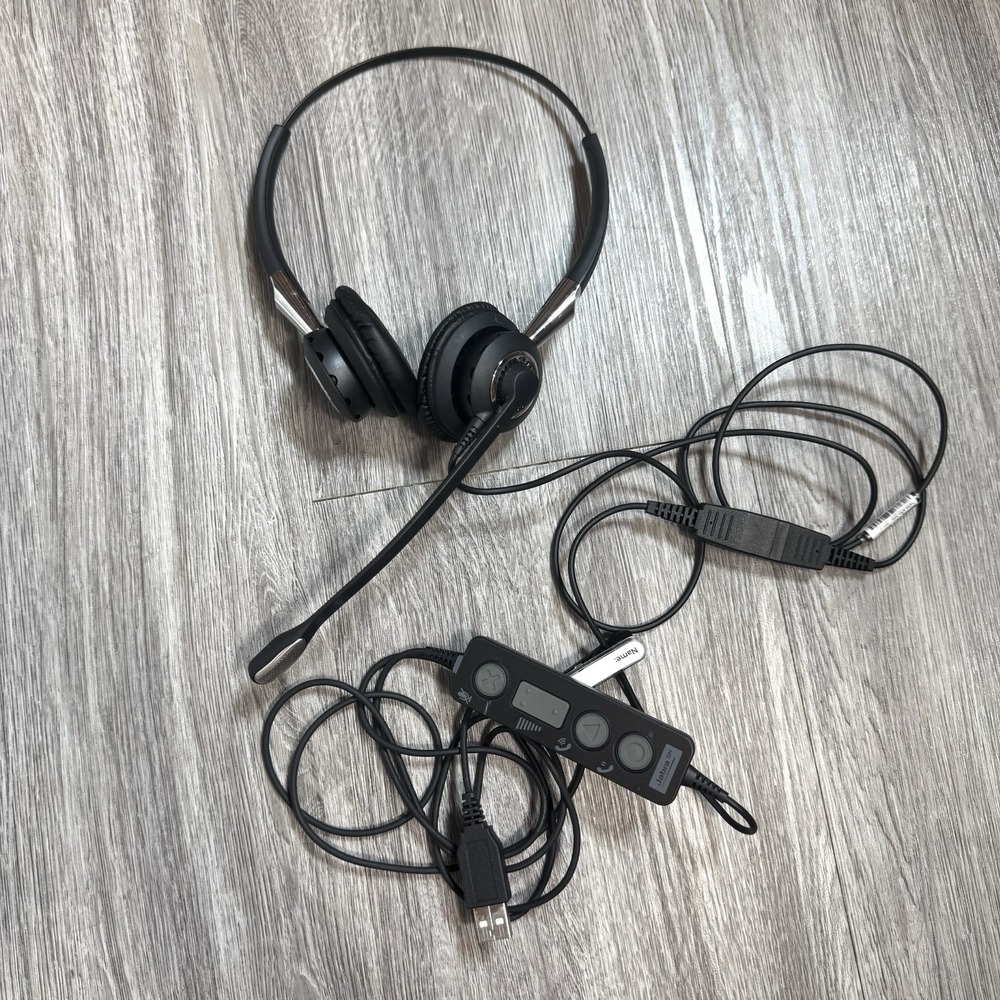 Jabra Biz 2400II Duo Headset with Jabra Link 260 ENC013 Adapter